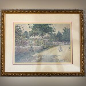 Paul Sawyier- “Berry Pickin’” Framed Limited Edition Print